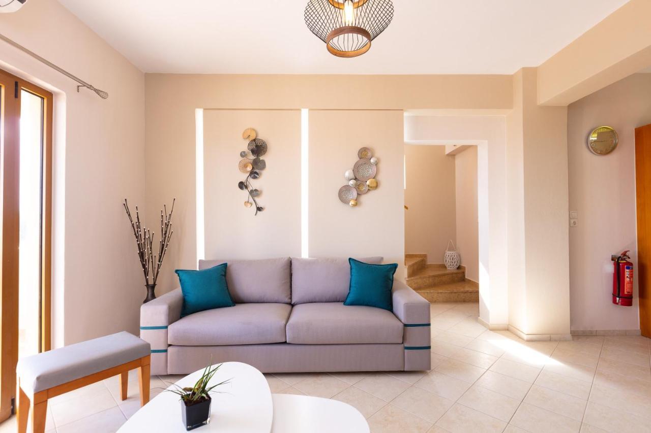 Maroulas Villas Ioanna & Stavros, Private Pools, Bbq & Seaview, By Thinkvilla Buitenkant foto