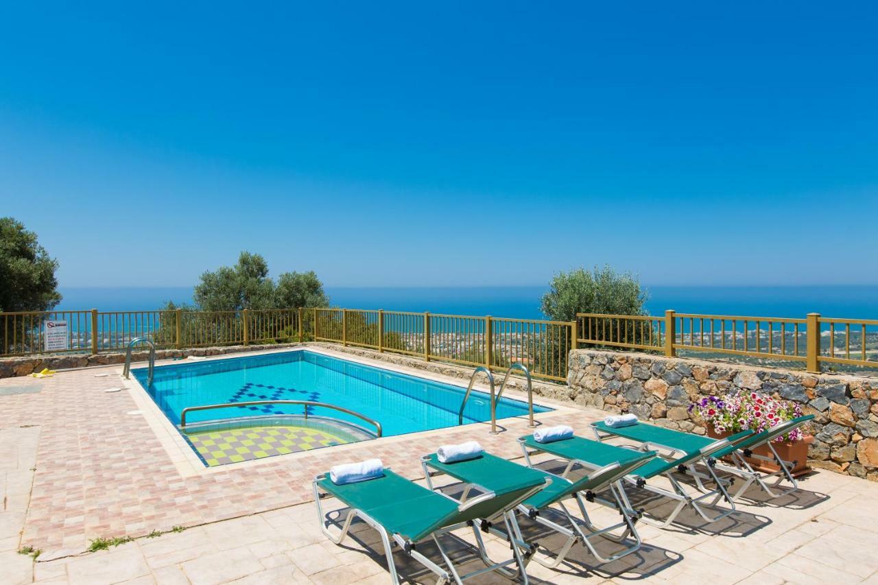 Maroulas Villas Ioanna & Stavros, Private Pools, Bbq & Seaview, By Thinkvilla Buitenkant foto