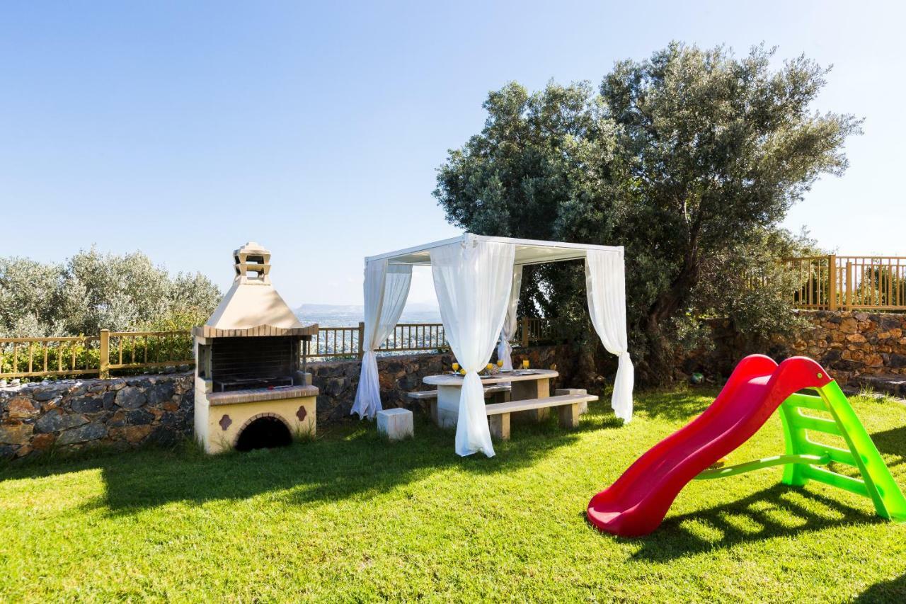 Maroulas Villas Ioanna & Stavros, Private Pools, Bbq & Seaview, By Thinkvilla Buitenkant foto