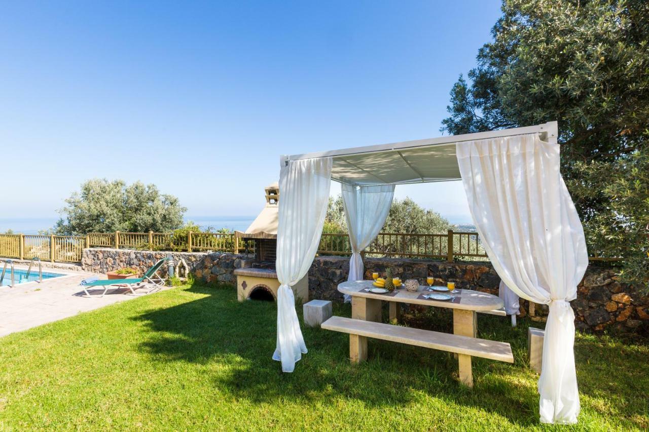Maroulas Villas Ioanna & Stavros, Private Pools, Bbq & Seaview, By Thinkvilla Buitenkant foto