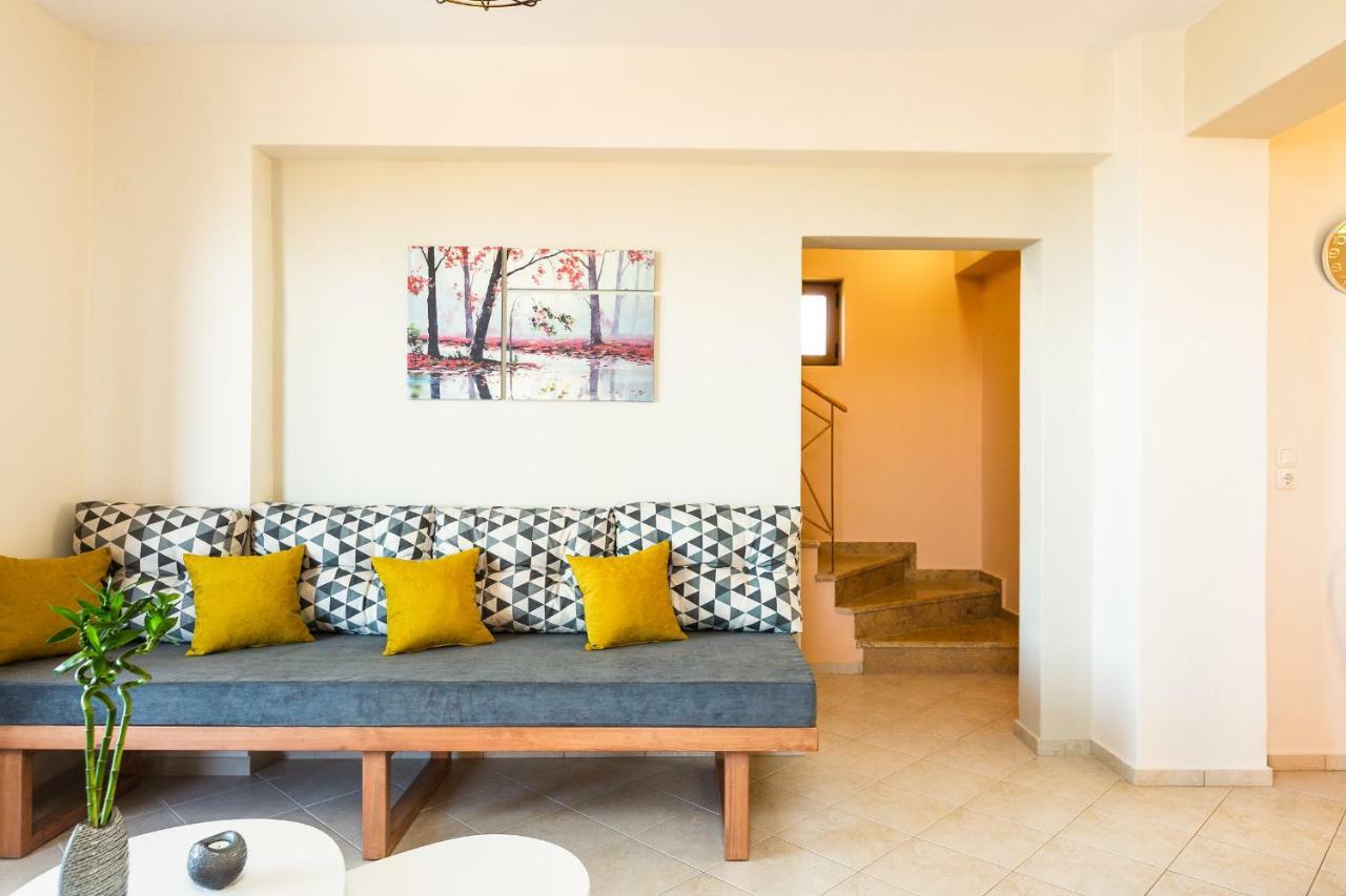 Maroulas Villas Ioanna & Stavros, Private Pools, Bbq & Seaview, By Thinkvilla Buitenkant foto