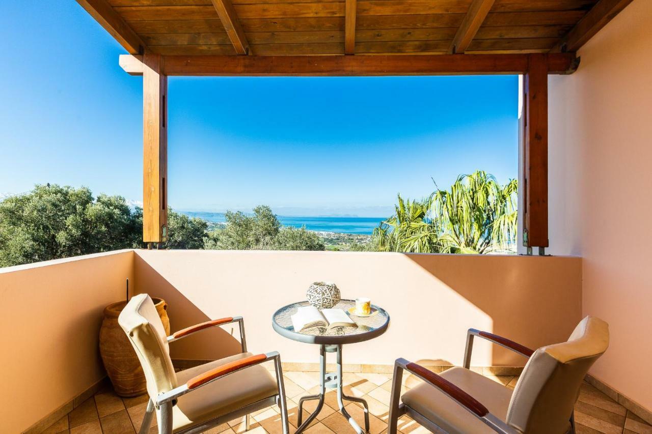 Maroulas Villas Ioanna & Stavros, Private Pools, Bbq & Seaview, By Thinkvilla Buitenkant foto
