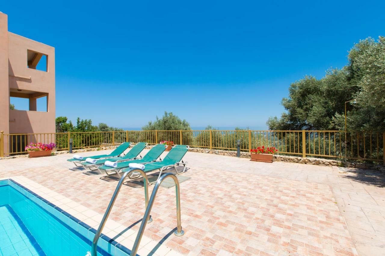 Maroulas Villas Ioanna & Stavros, Private Pools, Bbq & Seaview, By Thinkvilla Buitenkant foto